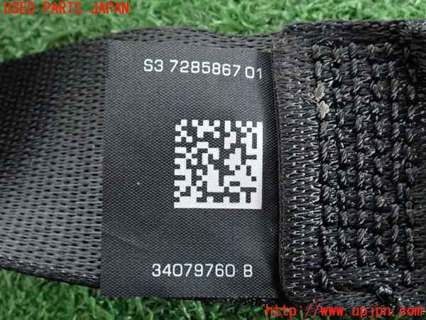 2UPJ-9237377155]BMW 523i ツーリング(MT25)(F11)右2列目シートベルト 中古_5