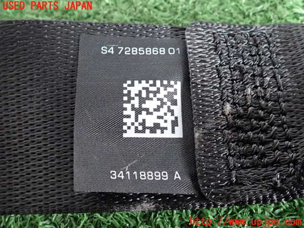 2UPJ-9237377185]BMW 523i ツーリング(MT25)(F11)左2列目シートベルト 中古_5