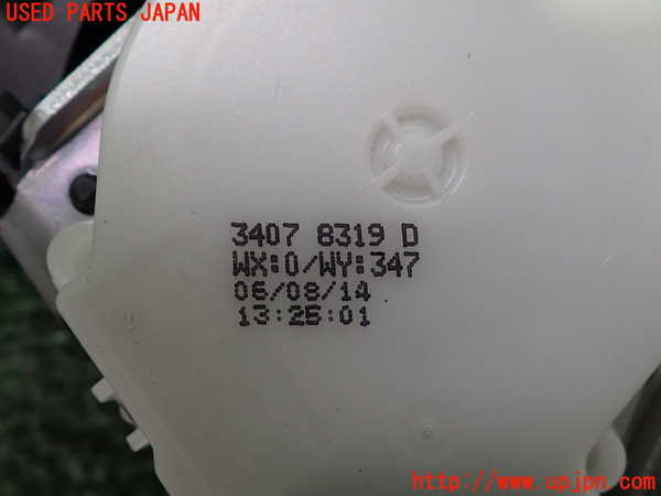 2UPJ-9237387045]BMW 320d(3D20)(F30)運転席シートベルト 中古_3