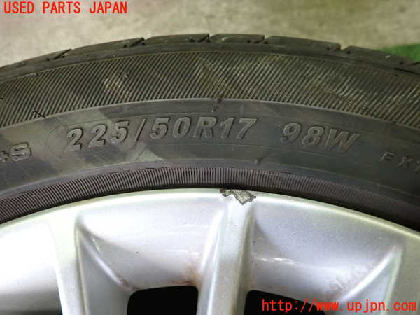 2UPJ-9237389036]BMW 320d(3D20)(F30)タイヤ　ホイール　1本① 225/50R17 中古_2