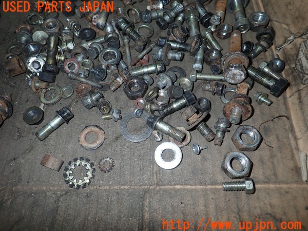 3UPJ=9237400720]三菱 ジープ(J36)ネジ・ナット・ステー類 セット ジャンク_5
