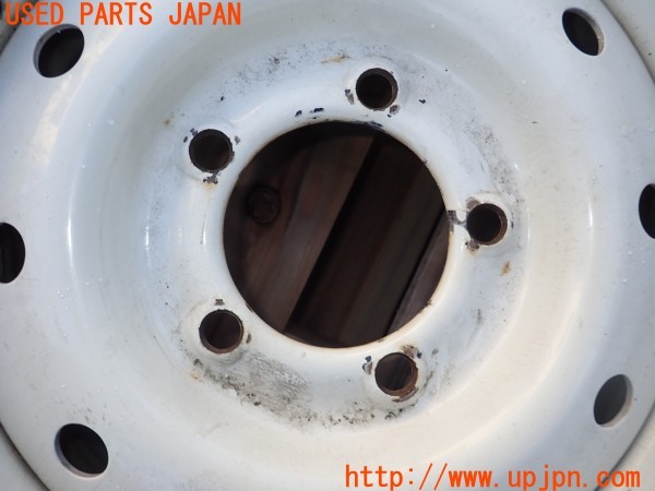 3UPJ=9237400903]三菱 ジープ(J36)社外 タイヤホイール 15×5.5JJ PCD139.7 5穴 4本 中古_2