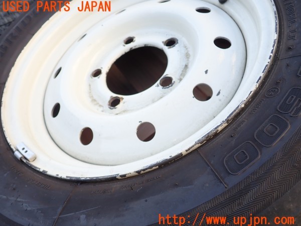 3UPJ=9237400903]三菱 ジープ(J36)社外 タイヤホイール 15×5.5JJ PCD139.7 5穴 4本 中古_3