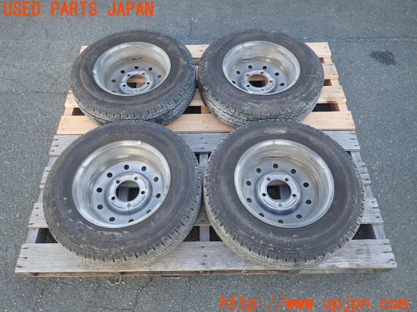 3UPJ=9237400903]三菱 ジープ(J36)社外 タイヤホイール 15×5.5JJ PCD139.7 5穴 4本 中古_5