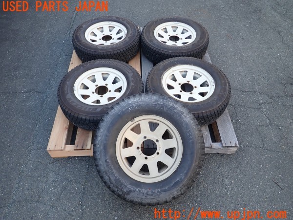 3UPJ=9237400942]三菱 ジープ(J36)純正 TOPY トピー タイヤホイール 15×5.5K PCD139.7 5穴 5本 中古_1