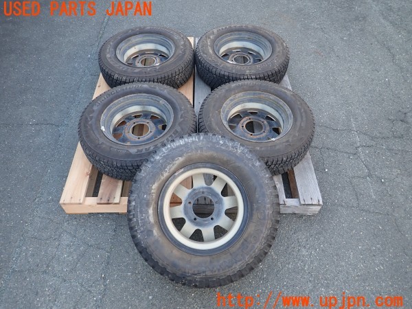 3UPJ=9237400942]三菱 ジープ(J36)純正 TOPY トピー タイヤホイール 15×5.5K PCD139.7 5穴 5本 中古_5
