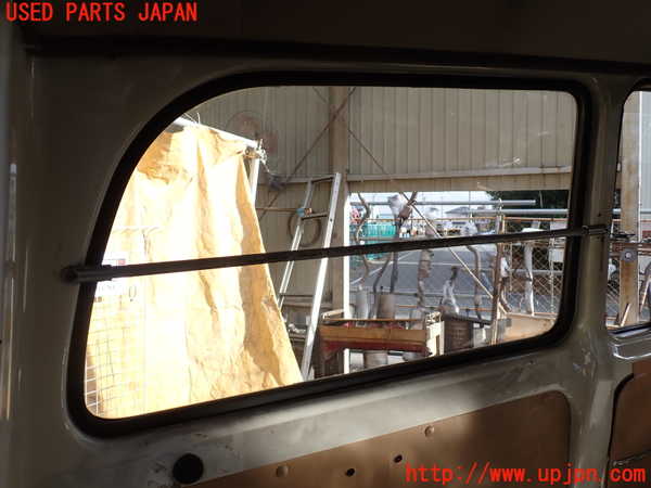 1UPJ-9237401382]三菱ジープ(J36)左クォーターガラス ASAHI M214 中古_2