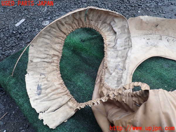 1UPJ-9237401705]三菱ジープ(J36)スペアタイヤカバー 【ジャンク】_4
