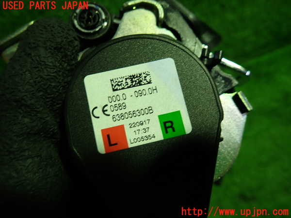 1UPJ-9237417155]ジャガー・XF スポーツブレイク(JBS2XC)右2列目シートベルト 中古_2