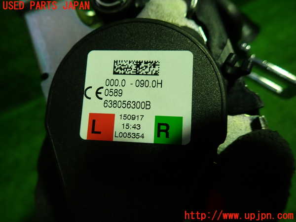 1UPJ-9237417185]ジャガー・XF スポーツブレイク(JBS2XC)左2列目シートベルト 中古_2