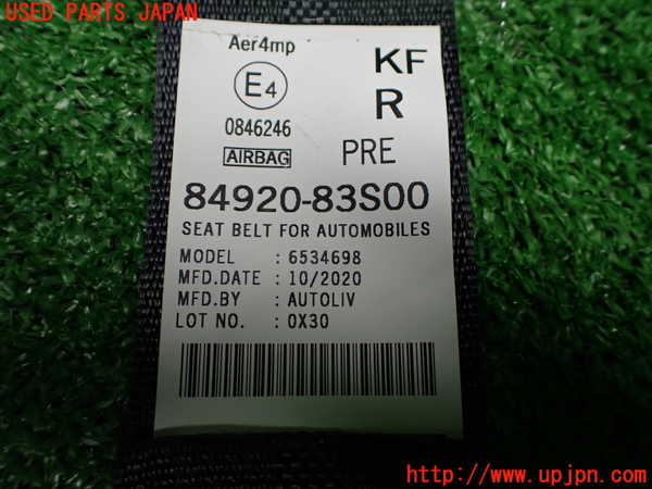 1UPJ-9237427045]ソリオ バンディット(MA37S)運転席シートベルト 中古_4