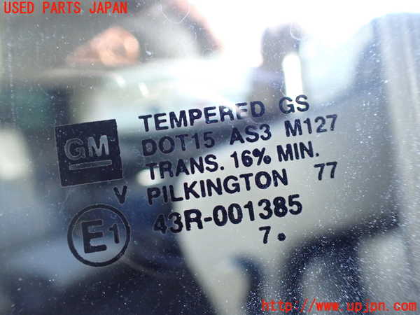 1UPJ-9237431290]シボレー・サバ―バン(型式不明)右後ドア 中古 PILKINGTON M127 43R-001385_5