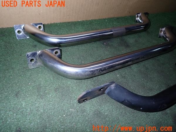 3UPJ=9237440626]三菱 ジープ キャンバストップ(J53(改))社外 アシストグリップ グラブバー2本 リフティングバー1本 中古_2