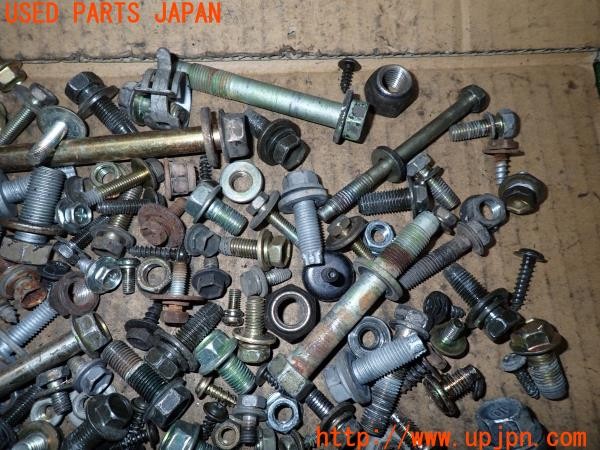 3UPJ=9237440720]三菱 ジープ キャンバストップ(J53(改))ネジ・ナット・ステー類 セット ジャンク_2