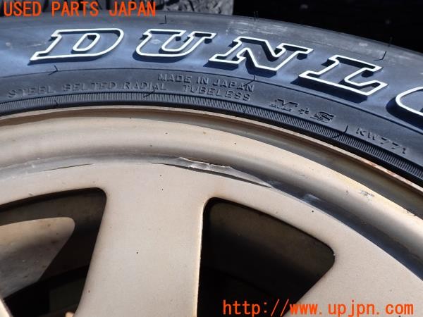 3UPJ=9237440916]三菱 ジープ キャンバストップ(J53(改))純正 TOPY トピー ホイール 15×5.5K +15? PCD139.7 5穴 4本 中古_4