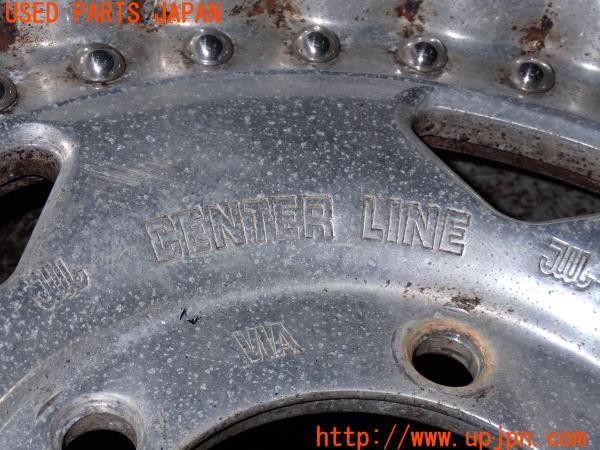 3UPJ=9237440961]三菱 ジープ キャンバストップ(J53(改))CENTER LINE センターライン ホイール 15?×8J? ±0? PCD139.7 5穴 1本 中古_4
