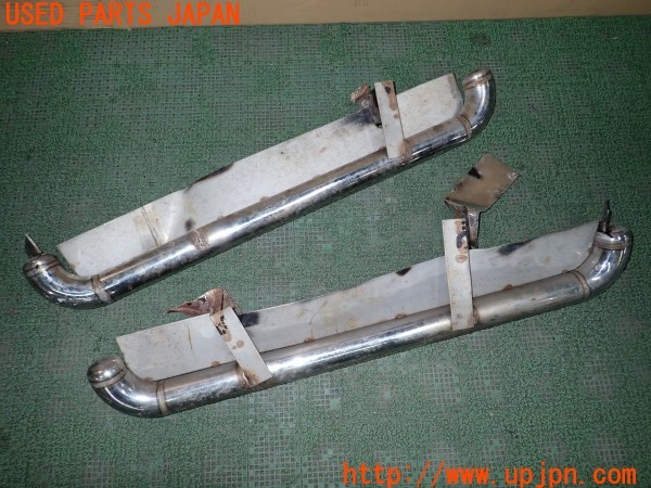 3UPJ=9237450025]三菱ジープ キャンバストップ(J54)社外 サイドステップ 加工品 自作品? 難あり_3