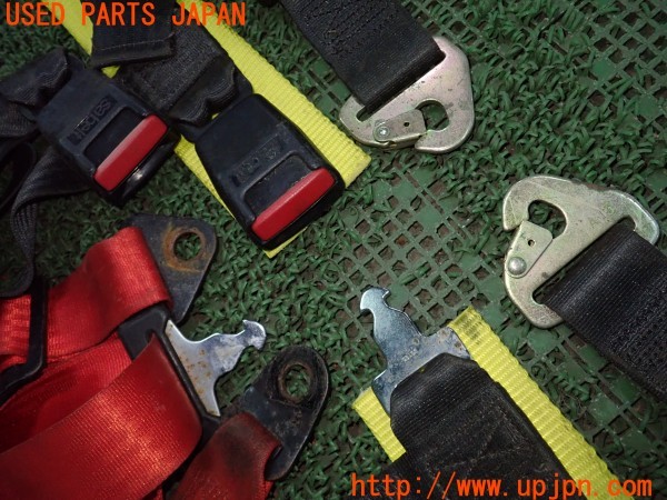 3UPJ=9237450611]三菱ジープ キャンバストップ(J54)Sabelt サベルト 041994 4点式シートベルト レーシングハーネス 中古_4