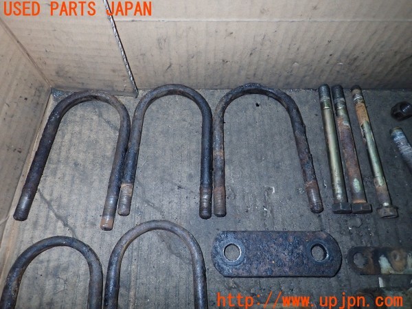 3UPJ=9237450720]三菱ジープ キャンバストップ(J54)ネジ・ナット・ステー類 セット ジャンク_2