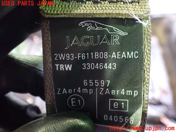 1UPJ-9237467045]ジャガー・XJ(J72RA)運転席シートベルト 中古_3
