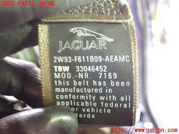 1UPJ-9237467075]ジャガー・XJ(J72RA)助手席シートベルト 中古_3
