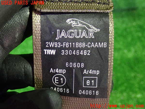 1UPJ-9237467155]ジャガー・XJ(J72RA)右2列目シートベルト 中古_3