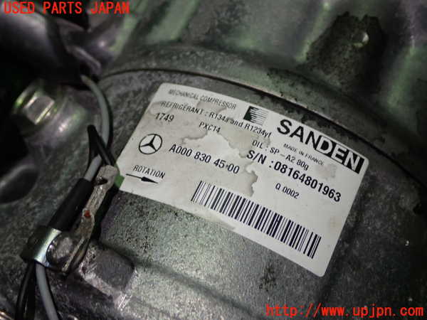 1UPJ-9237476025]ベンツ C220 d(205014)(W205)エアコンコンプレッサー 中古_3