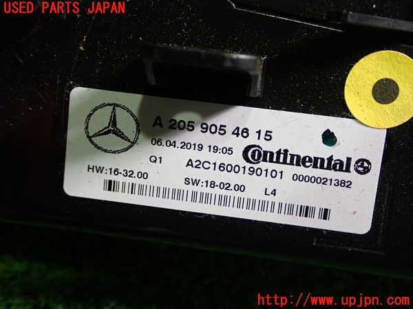 1UPJ-9237476066]ベンツ C220 d(205014)(W205)エアコンスイッチ1 中古_2