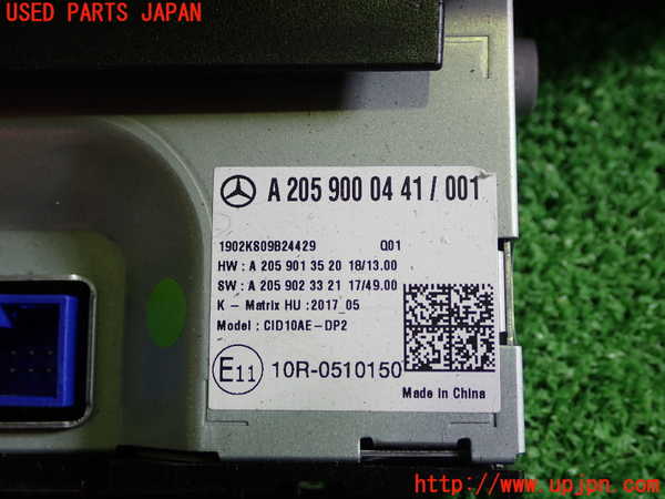 1UPJ-9237476629]ベンツ C220 d(205014)(W205)モニター 中古_2