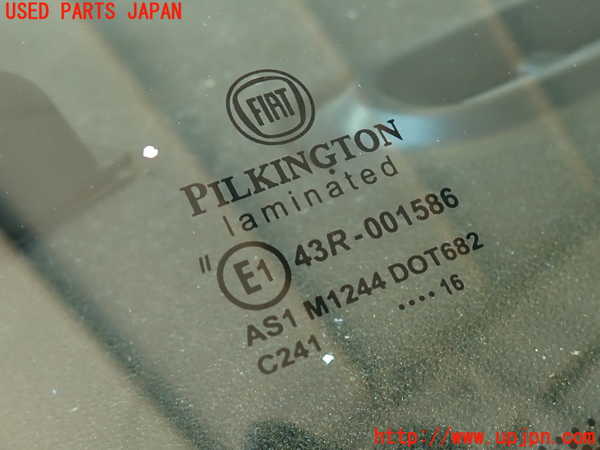 2UPJ-9237501195]アバルト・595(312142)フロントガラス 中古 PILKINGTON M1244 43R-001586_4