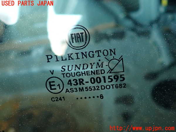 2UPJ-9237501380]アバルト・595(312142)右クォーターガラス 中古 PILKINGTON M5532 43R-001595_4