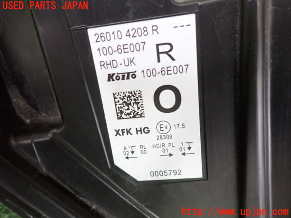 2UPJ-9237511130]ルノー・カングー(KFKH5H)右ヘッドライト LED 中古_3