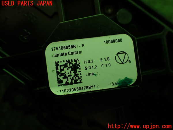 2UPJ-9237516066]ルノー・カングー(KFKH5H)エアコンスイッチ1 中古_3