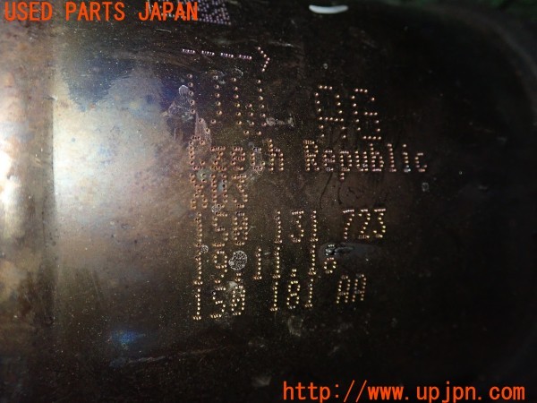 3UPJ=9237520159]VW up! GTI(AADKR)純正 1S0131723/1S0178CB 触媒 カット 中古_5