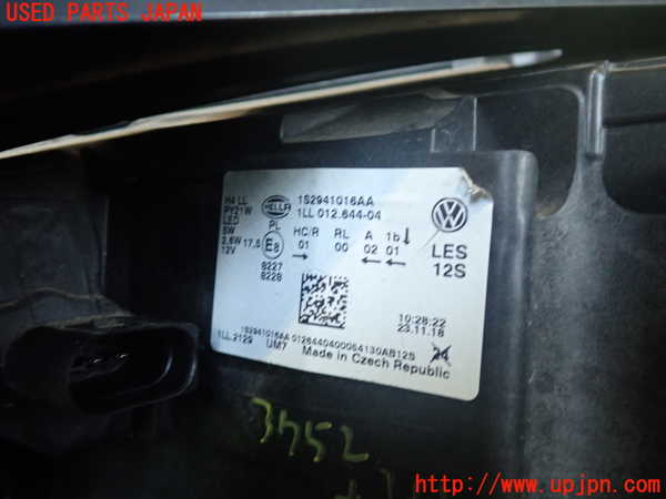2UPJ-9237521130]VW up! GTI(アップ GTI)(AADKR)右ヘッドライト ハロゲン 中古_3