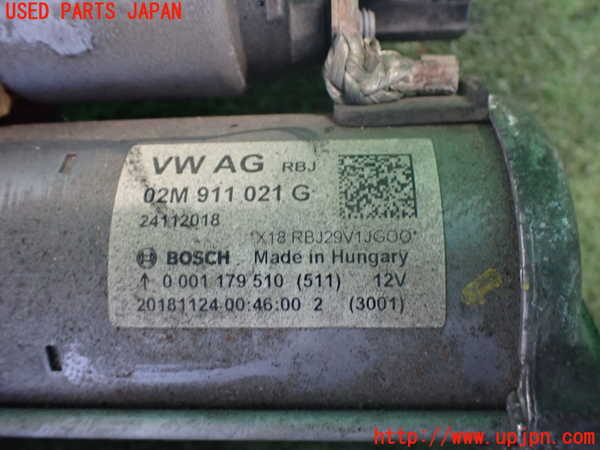 2UPJ-9237526010]VW up! GTI(アップ GTI)(AADKR)セルモーター 中古_3