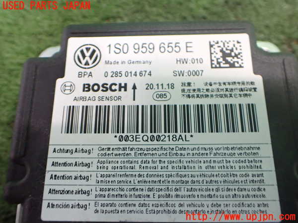 2UPJ-9237526145]VW up! GTI(アップ GTI)(AADKR)エアバッグコンピューター 中古_3