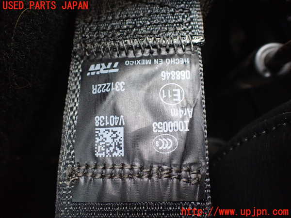 1UPJ-9237537155]ジープ・ラングラー アンリミテッド(JL20L)右2列目シートベルト 中古_2