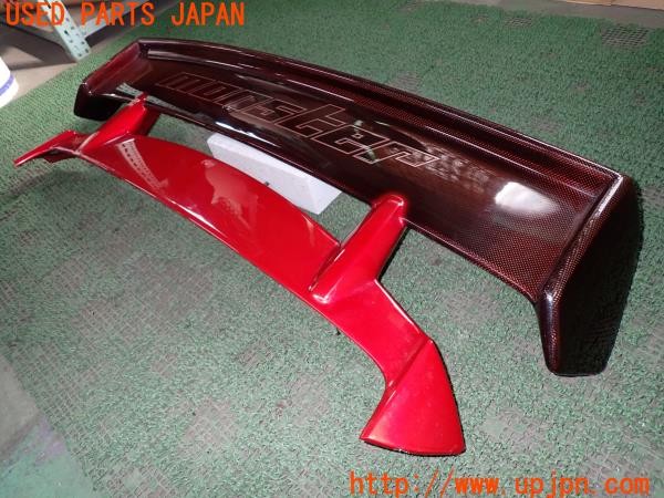 3UPJ=9237540057]スイフト スポーツ(ZC33S 2型)MONSTER SPORT モンスタースポーツ リアスポイラー カーボンGTウイング 難あり 中古_2