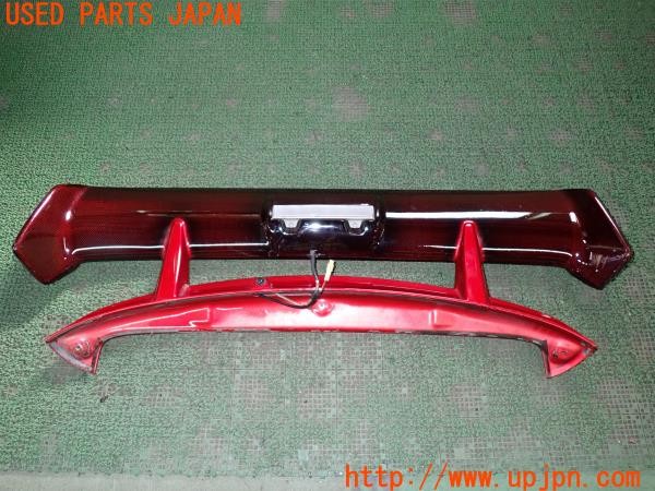 3UPJ=9237540057]スイフト スポーツ(ZC33S 2型)MONSTER SPORT モンスタースポーツ リアスポイラー カーボンGTウイング 難あり 中古_3