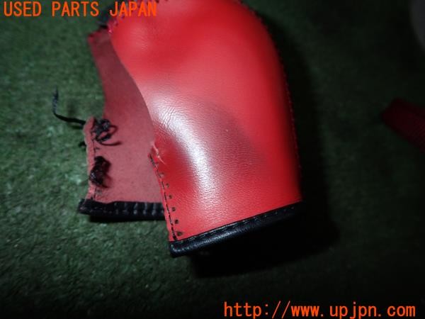 3UPJ=9237540615]スイフト スポーツ(ZC33S 2型)社外 シフトノブカバー サイドブレーキカバー 中古_3