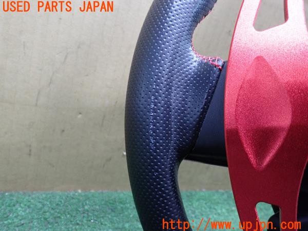 3UPJ=9237540617]スイフト スポーツ(ZC33S 2型)純正 ステアリング 社外 カバー付き 中古_4