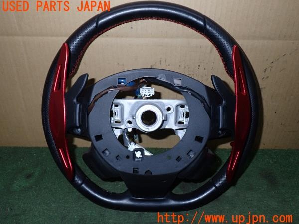 3UPJ=9237540617]スイフト スポーツ(ZC33S 2型)純正 ステアリング 社外 カバー付き 中古_5