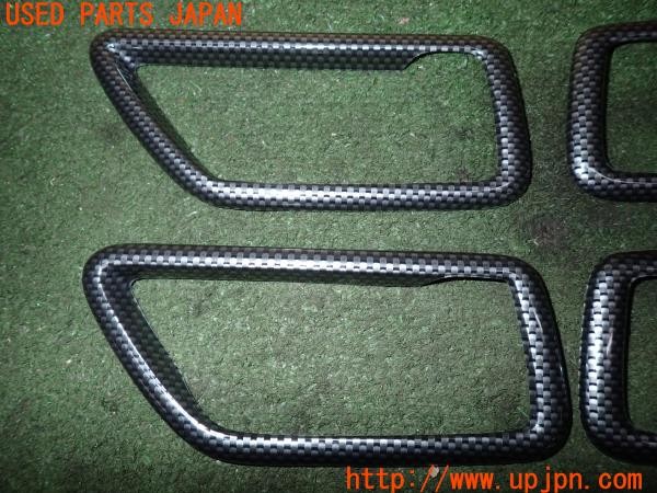 3UPJ=9237540646]スイフト スポーツ(ZC33S 2型)SecondStage? セカンドステージ? カーボン調 ドアベゼルパネル インナーハンドル 中古_2