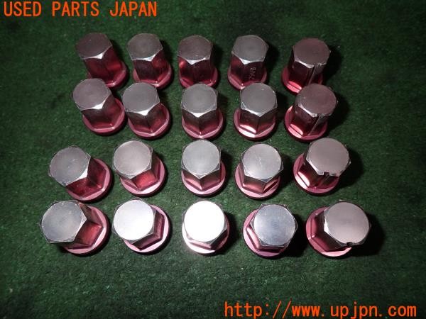 3UPJ=9237540968]スイフト スポーツ(ZC33S 2型)社外 ホイールロックナットセット ジュラルミン M12×P1.25 20個 ジャンク_2