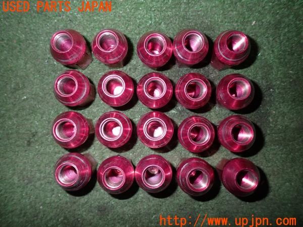 3UPJ=9237540968]スイフト スポーツ(ZC33S 2型)社外 ホイールロックナットセット ジュラルミン M12×P1.25 20個 ジャンク_3