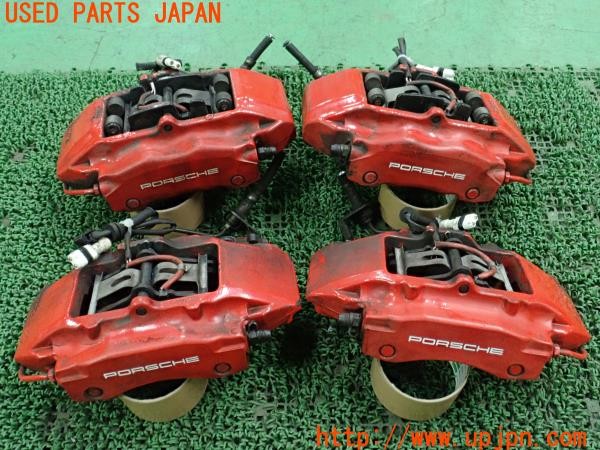 3UPJ=9237550302]ポルシェ ボクスターS(98667)純正 brembo キャリパーローターセット 中古_3