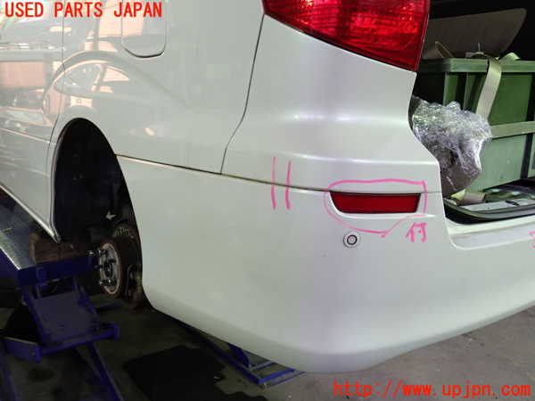 1UPJ-9237561610]アルファードG(ANH10W)リアバンパー 中古_4