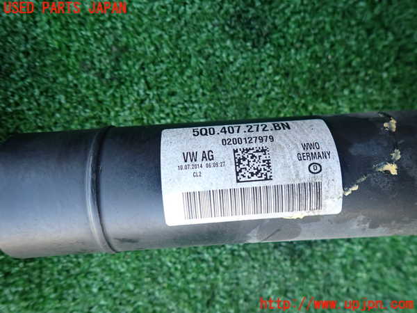 2UPJ-9237584010]VW パサート(Passat) ヴァリアント(Variant)(3CCAX)右フロントドライブシャフト 中古_2