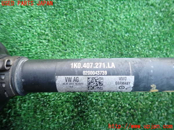 2UPJ-9237584015]VW パサート(Passat) ヴァリアント(Variant)(3CCAX)左フロントドライブシャフト 中古_2